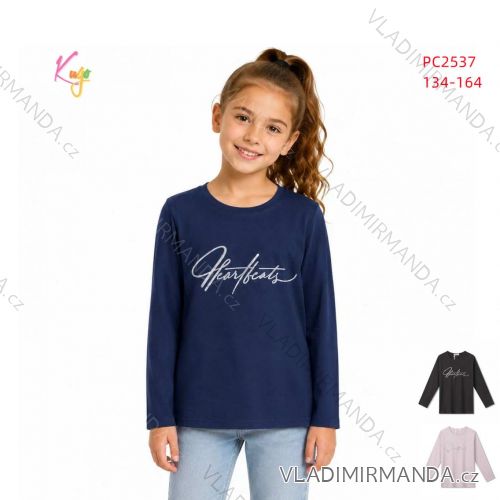 Long sleeve T-shirt for girls (134-164) KUGO PC2537