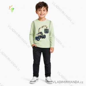 Long sleeve t-shirt for children's boys (98-128) KUGO QZC8933