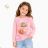Long sleeve T-shirt for children's girls (98-128) KUGO ST3618