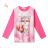 Long sleeve T-shirt for children's girls (98-128) KUGO ST3618