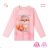 Long sleeve T-shirt for children's girls (98-128) KUGO ST3618