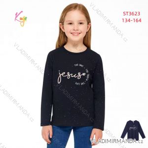 Long sleeve T-shirt for girls (134-164) KUGO ST3623