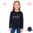 Long sleeve T-shirt for girls (134-164) KUGO ST3623