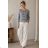 Women's long sleeve knitted sweater with buttons (S/M/L ONE SIZE) ITALIAN FASHION IMC260246