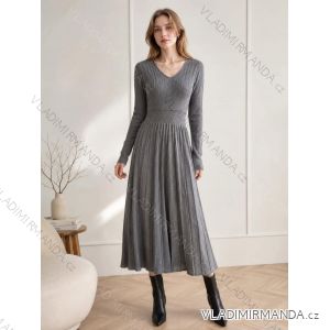 Women's long sleeve sweater dress oversize (S/M/L ONE SIZE) ITALIAN FASHION IMC260238