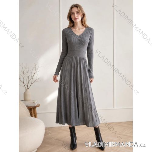 Women's long sleeve sweater dress oversize (S/M/L ONE SIZE) ITALIAN FASHION IMC260238