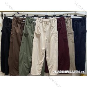 Women's long trousers with elastic (40/42/44 ONE SIZE) ITALIAN FASHION IMC260274