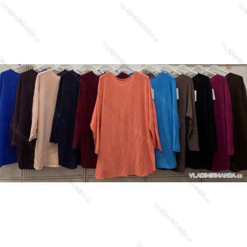 Women's oversized long sleeve sweater (44/46/48/50/52 ONE SIZE) ITALIAN FASHION IMC260252