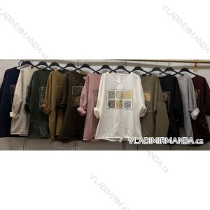 Women's long sleeve T-shirt oversized (46/48/50 ONE SIZE) ITALIAN FASHION IMC260261