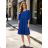 Cotton dress 3/4 sleeve women's oversized (44/46/48 ONE SIZE) ITALIAN FASHION IM4260301