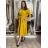 Classic shirt dress 3/4 long sleeve women's OLIVIE (M/L/XL ONE SIZE) ITALIAN FASHION IMPSS268140