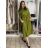 Classic shirt dress 3/4 long sleeve women's OLIVIE (M/L/XL ONE SIZE) ITALIAN FASHION IMPSS268140