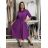Classic shirt dress 3/4 long sleeve women's OLIVIE (M/L/XL ONE SIZE) ITALIAN FASHION IMPSS268140