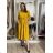 Classic shirt dress 3/4 long sleeve women's OLIVIE (M/L/XL ONE SIZE) ITALIAN FASHION IMPSS268140
