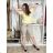 Women's summer stretch shorts (S/M/L) ITALIAN FASHION IMS24006 S / M / L Dark beige