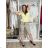 Women's summer stretch shorts (S/M/L) ITALIAN FASHION IMS24006 S / M / L Dark beige