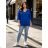 Elegant sweatpants with belt, women's oversized (42/44/46 ONE SIZE) ITALIAN FASHION IM4260310