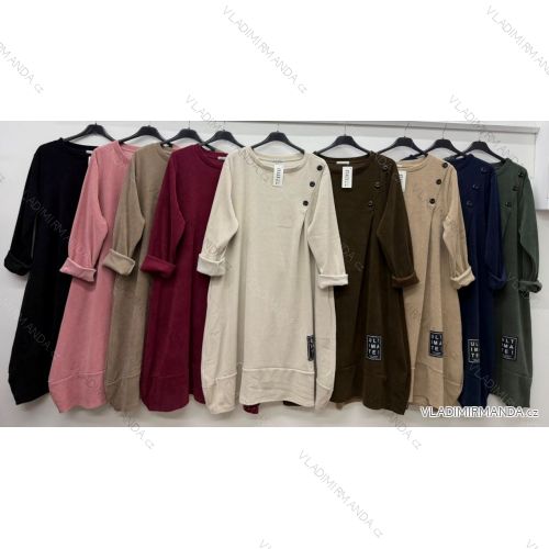 Elegant sweatpants with belt, women's oversized (42/44/46 ONE SIZE) ITALIAN FASHION IM4260310
