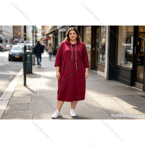 Elegant sweatpants with belt, women's oversized (42/44/46 ONE SIZE) ITALIAN FASHION IM4260310