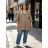 Elegant sweatpants with belt, women's oversized (42/44/46 ONE SIZE) ITALIAN FASHION IM4260310