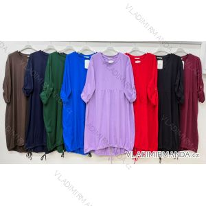 Elegant sweatpants with belt, women's oversized (42/44/46 ONE SIZE) ITALIAN FASHION IM4260310