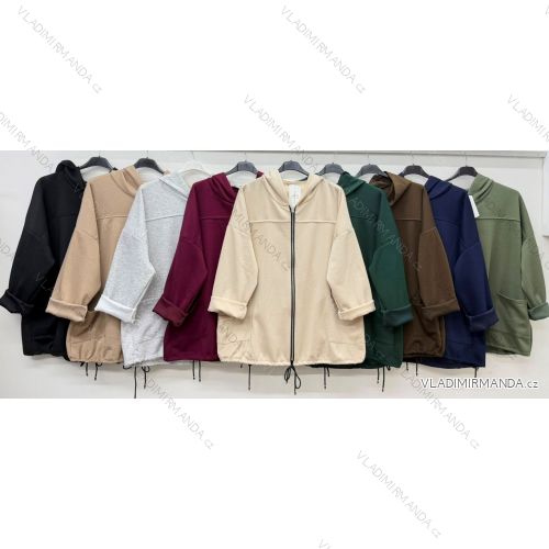 Elegant sweatpants with belt, women's oversized (42/44/46 ONE SIZE) ITALIAN FASHION IM4260310