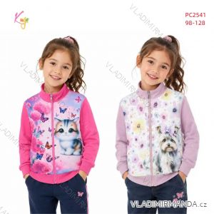 Zip-up sweatshirt for children, infants, girls and boys (80-110) KUGO FM7060