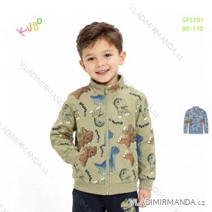 Zip-up sweatshirt for children, infants, girls and boys (80-110) KUGO FM7060