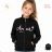 Warm long-sleeved sweatshirt for girls (134-164) KUGO SL3732
