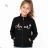 Warm long-sleeved sweatshirt for girls (134-164) KUGO SL3732