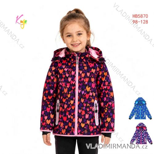 Zip-up sweatshirt for children, infants, girls and boys (80-110) KUGO FM7060