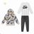 Zip-up sweatshirt for children, infants, girls and boys (80-110) KUGO FM7060