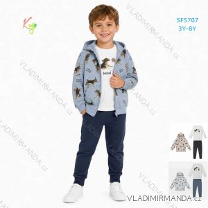 Zip-up sweatshirt for children, infants, girls and boys (80-110) KUGO FM7060