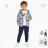 Zip-up sweatshirt for children, infants, girls and boys (80-110) KUGO FM7060