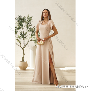 Women's (34-38) POLISH FASHION PMLWD24AMELIA Strapless Sequin Long Party Dress
