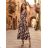 Women's 3/4 long sleeve shirt dress (XS/S/M ONE SIZE) ITALIAN FASHION IMD25030