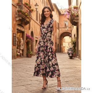 Women's 3/4 long sleeve shirt dress (XS/S/M ONE SIZE) ITALIAN FASHION IMD25030