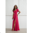 Women's (34-38) POLISH FASHION PMLWD24AMELIA Strapless Sequin Long Party Dress růžová fuchsiová 