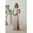 Women's (34-38) POLISH FASHION PMLWD24AMELIA Strapless Sequin Long Party Dress rose old rose 48