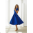 Women's (34-38) POLISH FASHION PMLWD24AMELIA Strapless Sequin Long Party Dress Royal blue 48
