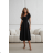 Women's (34-38) POLISH FASHION PMLWD24AMELIA Strapless Sequin Long Party Dress black 48