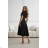 Women's (34-38) POLISH FASHION PMLWD24AMELIA Strapless Sequin Long Party Dress black 48