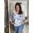 Women's short summer dress with straps (S/M ONE SIZE) ITALIAN FASHION IMPBB24B22578 46/48/50 white