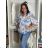Women's short summer dress with straps (S/M ONE SIZE) ITALIAN FASHION IMPBB24B22578 46/48/50 white