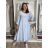 Women's short summer dress with straps (S/M ONE SIZE) ITALIAN FASHION IMPBB24B22578