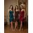 Women's elegant party long sleeve dress (S/M ONE SIZE) ITALIAN FASHION IM322282