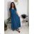 Women's long casual short sleeve dress (XS/S/M ONE SIZE) ITALIAN FASHION IMD2525369