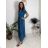 Women's long casual short sleeve dress (XS/S/M ONE SIZE) ITALIAN FASHION IMD2525369