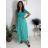 Women's long casual short sleeve dress (XS/S/M ONE SIZE) ITALIAN FASHION IMD2525369
