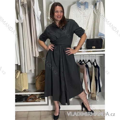 Women's Long Summer Sleeveless Dress KLEO (S/M ONE SIZE) ITALIAN FASHION IMSM2600018